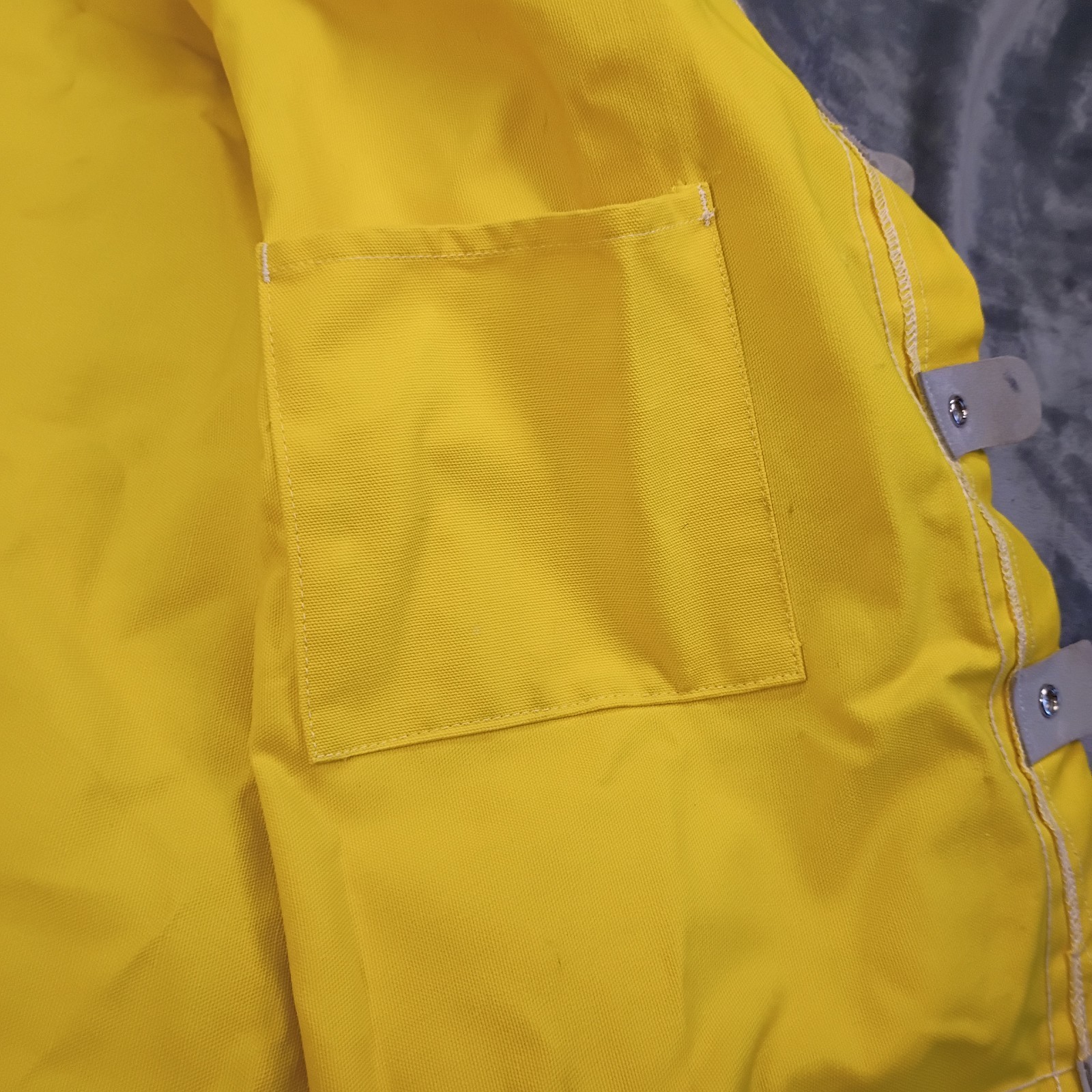 XXXL 3XL Wildland Firefighter Flame Resistant Jacket Yellow PGI Used USA 31 x 28