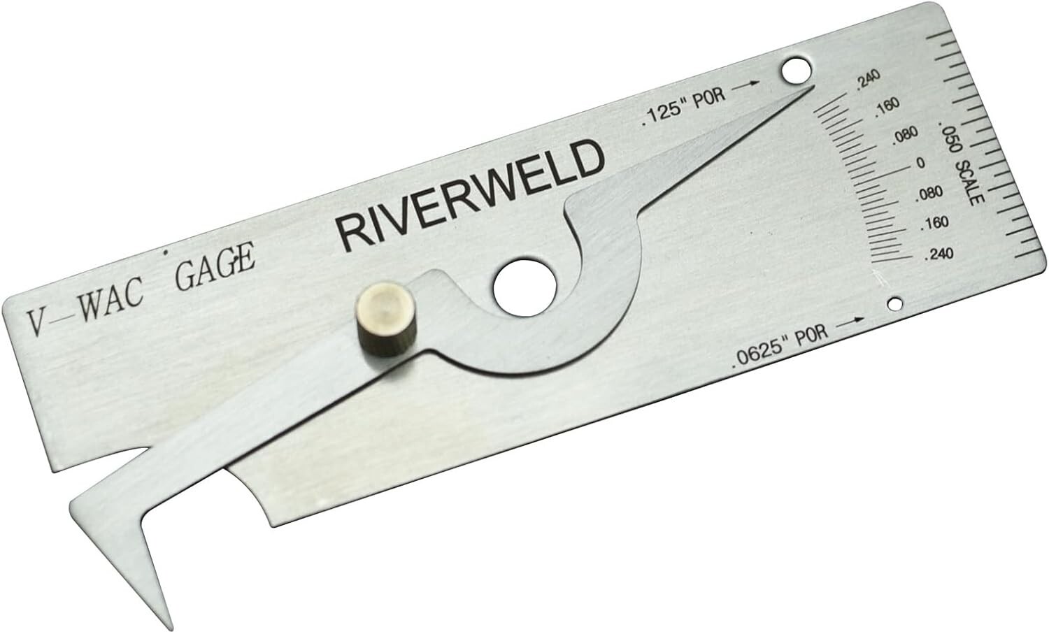 V-WAC Single Weld Gage Thread Gauge Undercuts Pits to 0.24″ by 0.02″ Increments