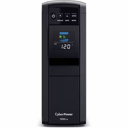 Cyberpower Cp1350pfclcd Ups System, Line Interactive, Out: 120 V Ac In: 120 V Ac
