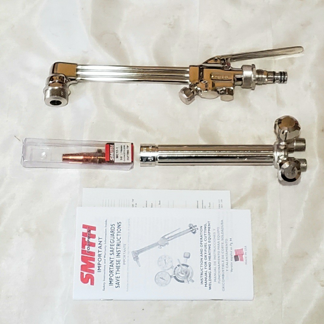 Smith Lifetime Welding Cutting Torch Set MC509 Attachment WH100 Handle MC12-1