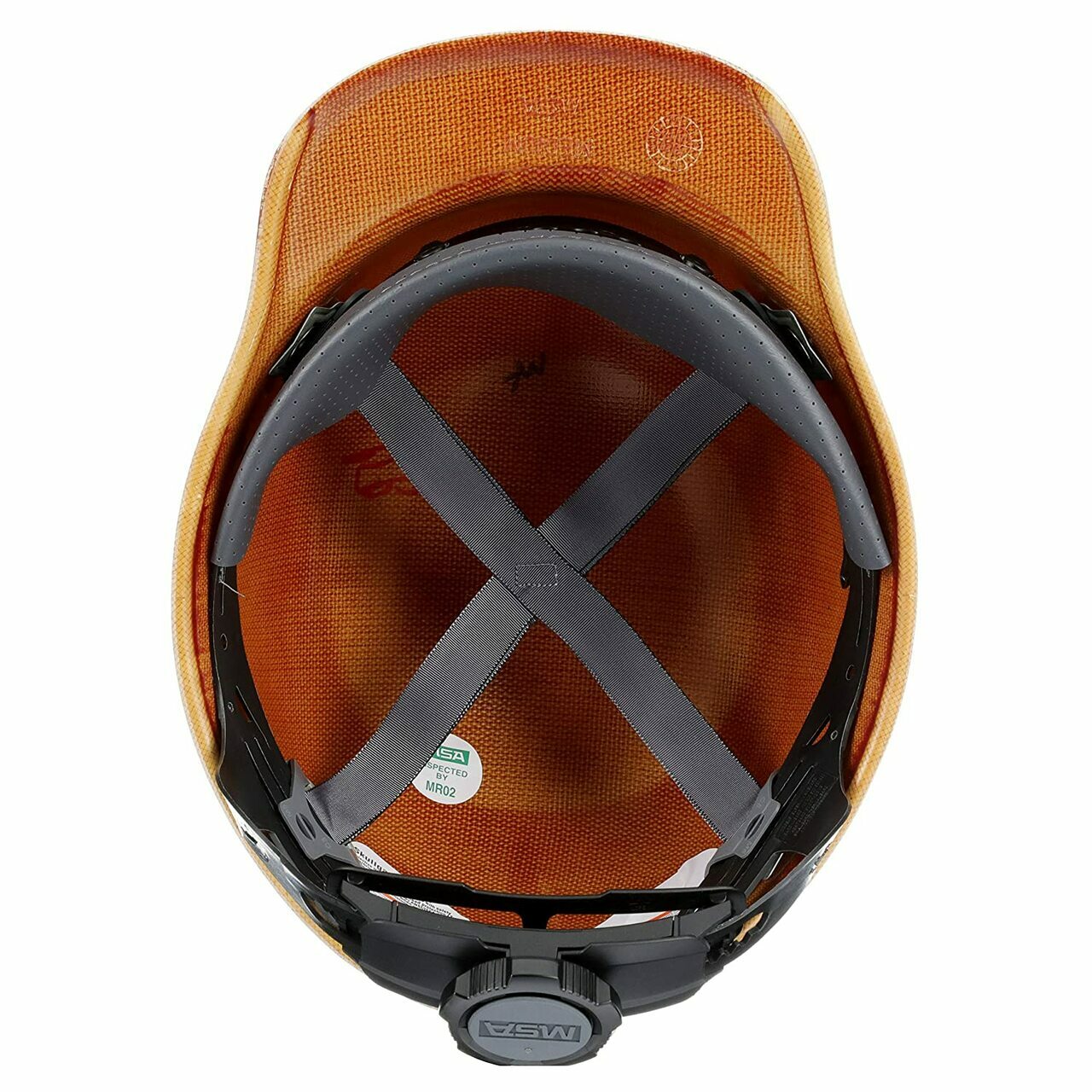 MSA 475395 TAN Skullgard Cap Construction Iron Work Hard Hat Ratchet Suspension