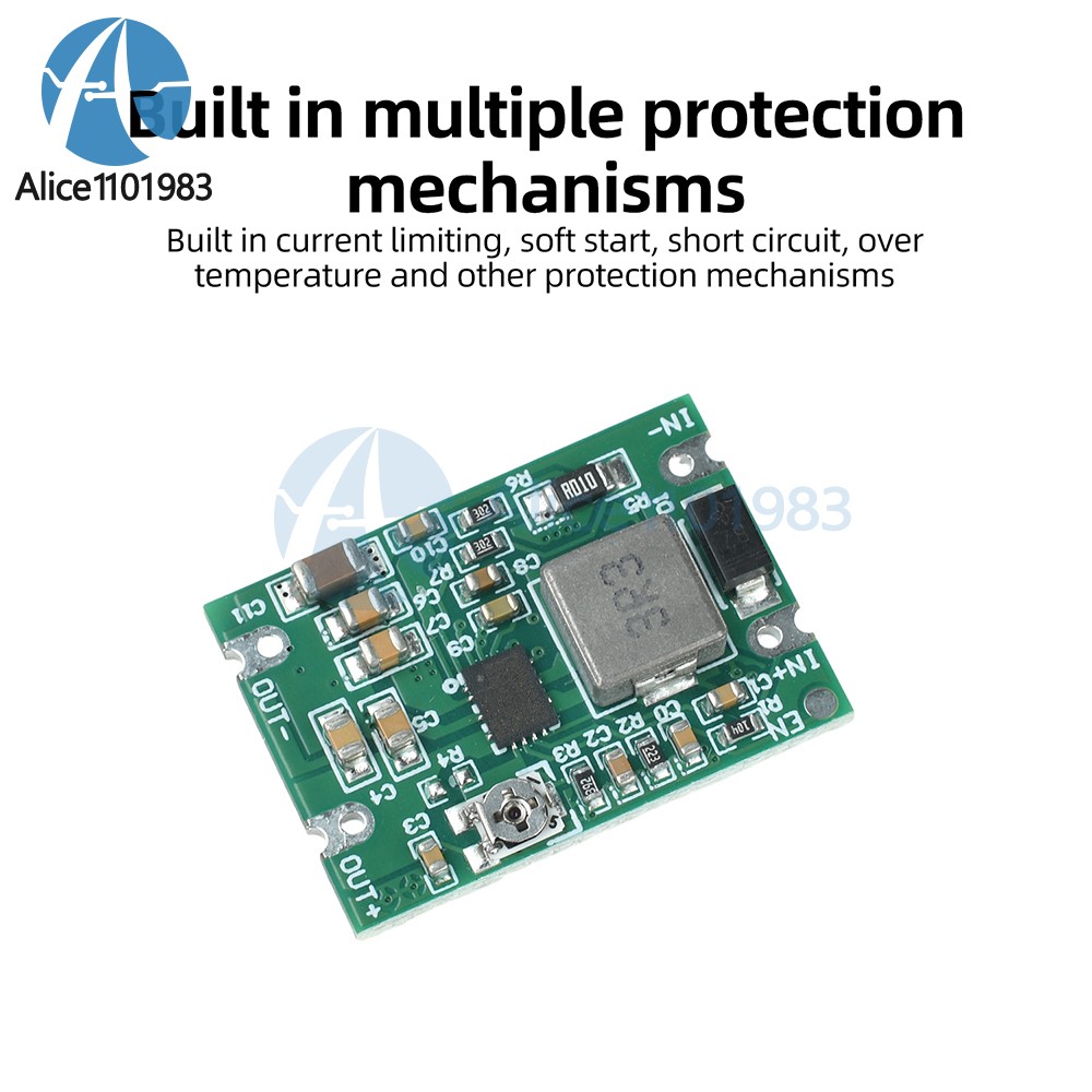 DC 3–20V to 1.2–18V Buck-Boost Module Regulated Power Supply Module for Battery