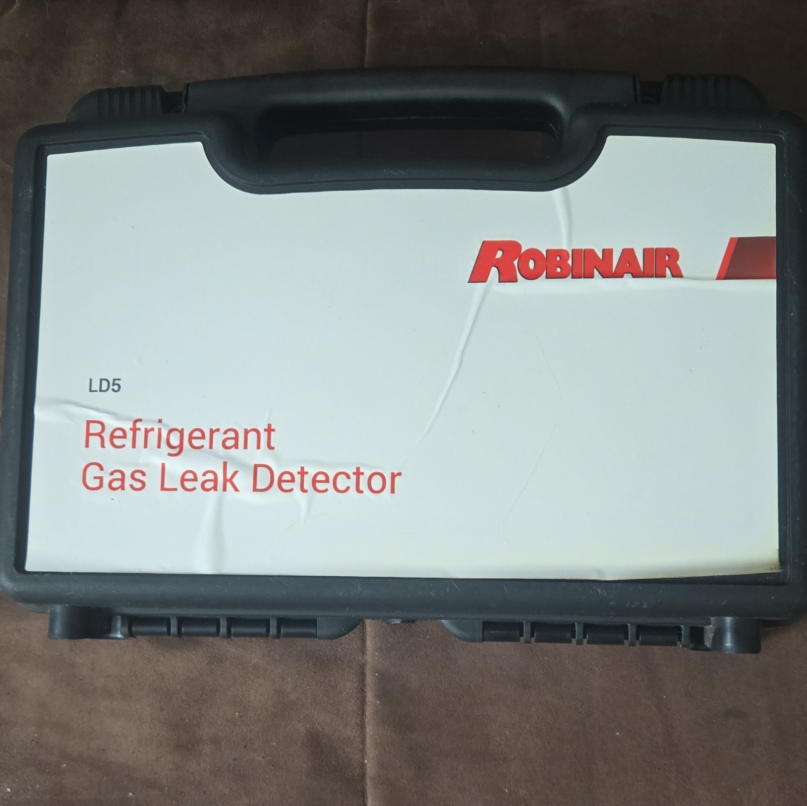 Robinair LD5 Refrigerant Gas Leak Detector Kit w/ Case Manual & Sensor Filters