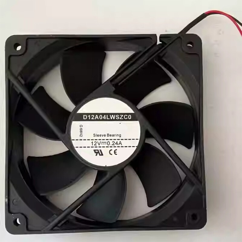 For COSTECH D12A04LWSZC0 12V 0.24A 2PIN Cooling Fan