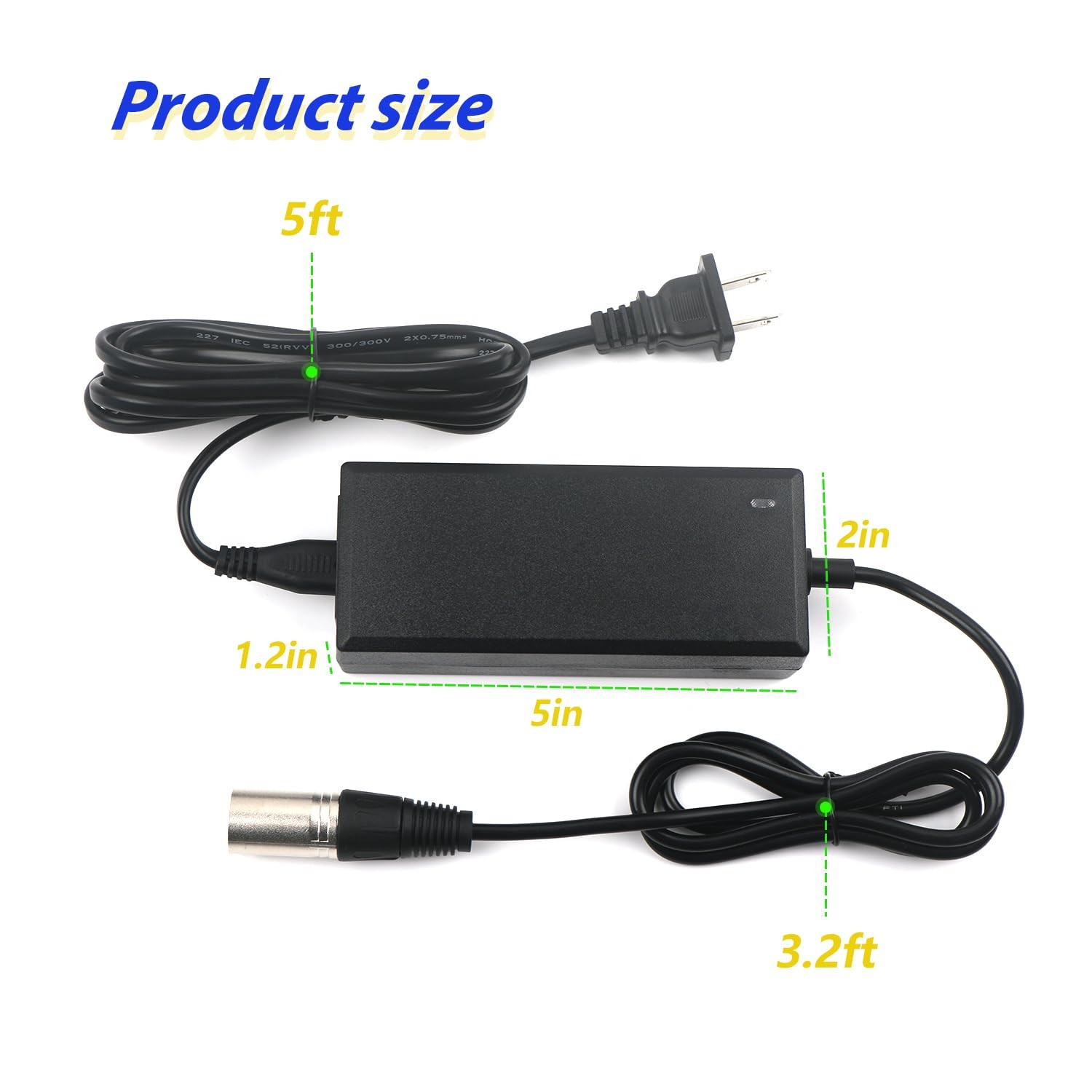 29.4V2A 3 pin XLR Charger for Lithium Battery Charging and Vacuum Cleaner Cha…