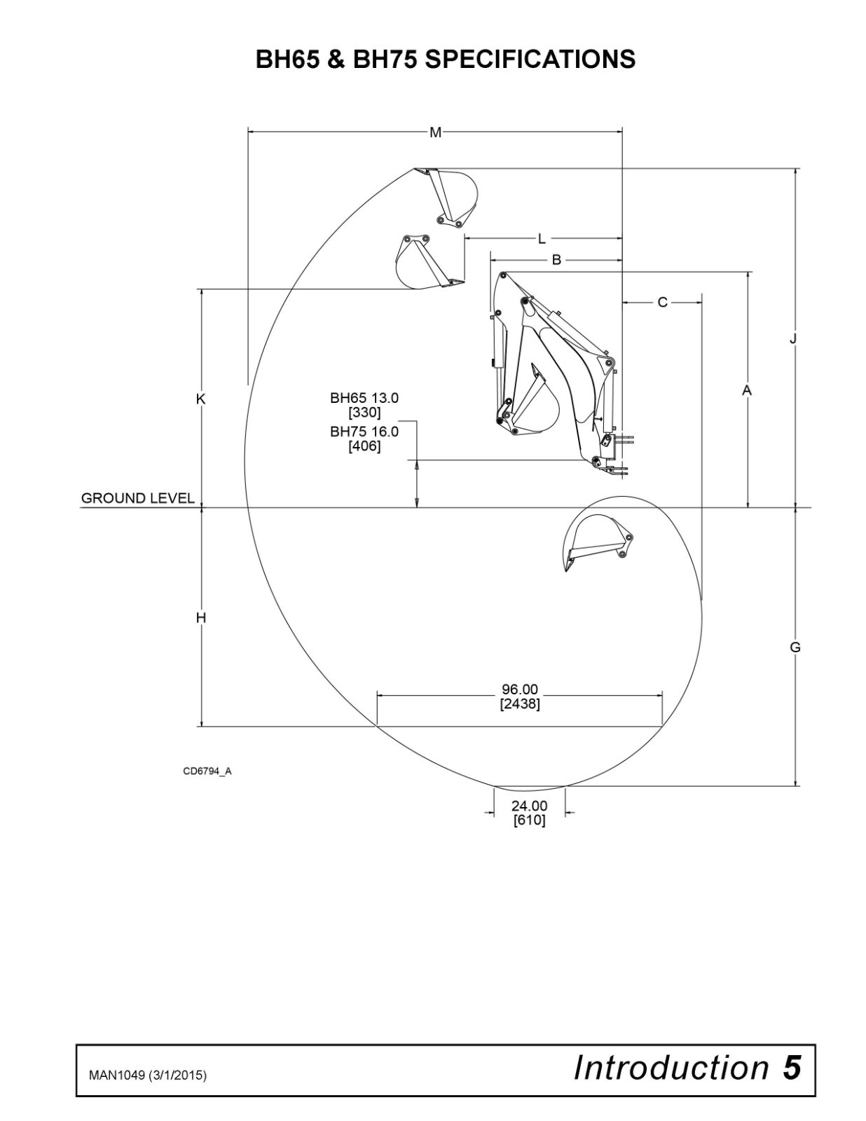 Backhoe Loader Operator Manual Fits Woods BH65 BH75 – Printed Manual
