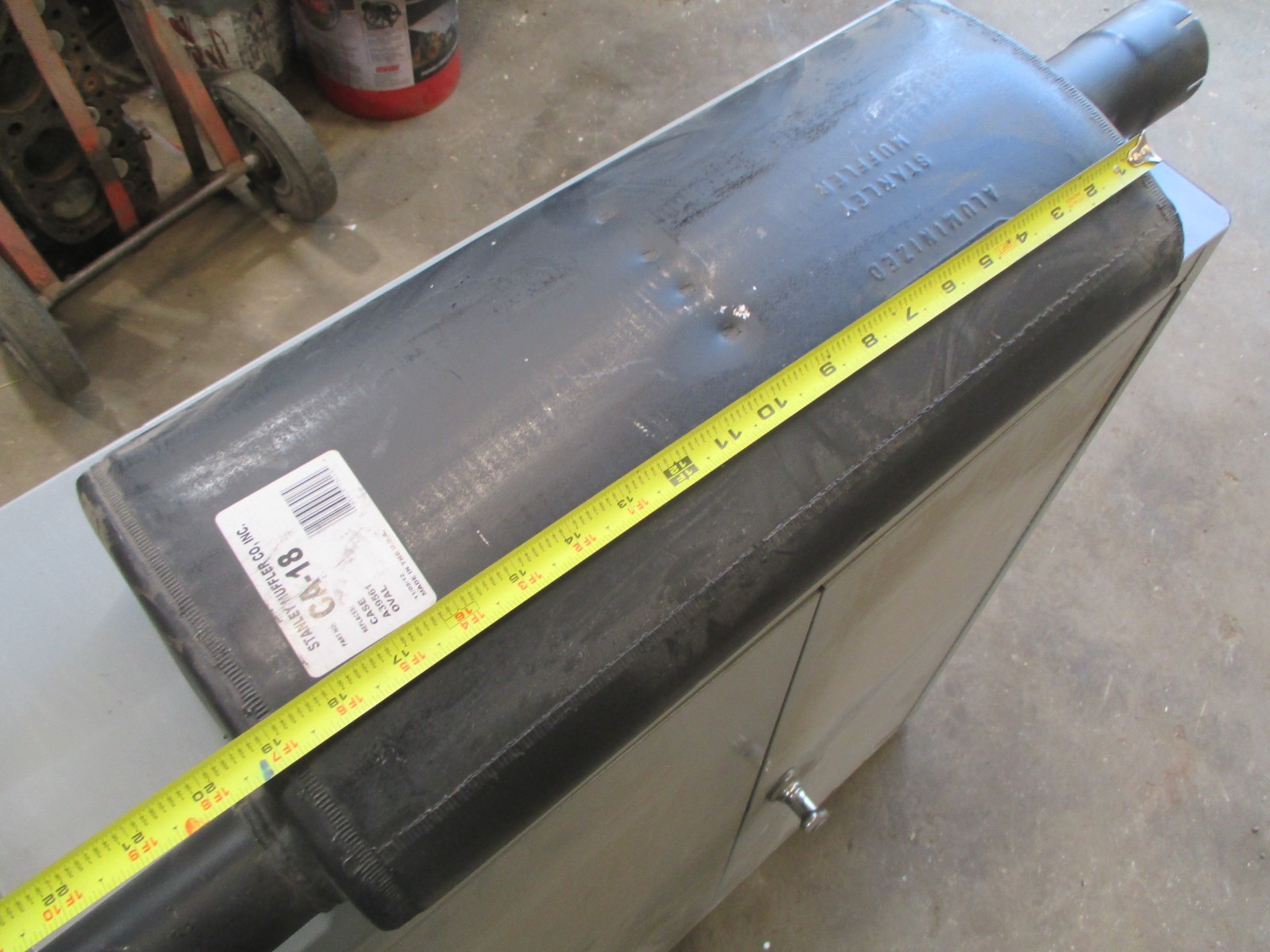 CASE 480, 580, 470, 570, STANLEY MUFFLER, CA-18, (NOS, USA MADE) #G148G & G188D