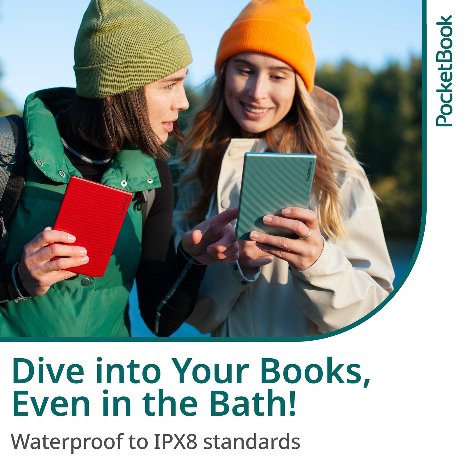 PocketBook Verse Pro E-Reader Waterproof | Eye-Friendly 6» E-Ink Carta™ H