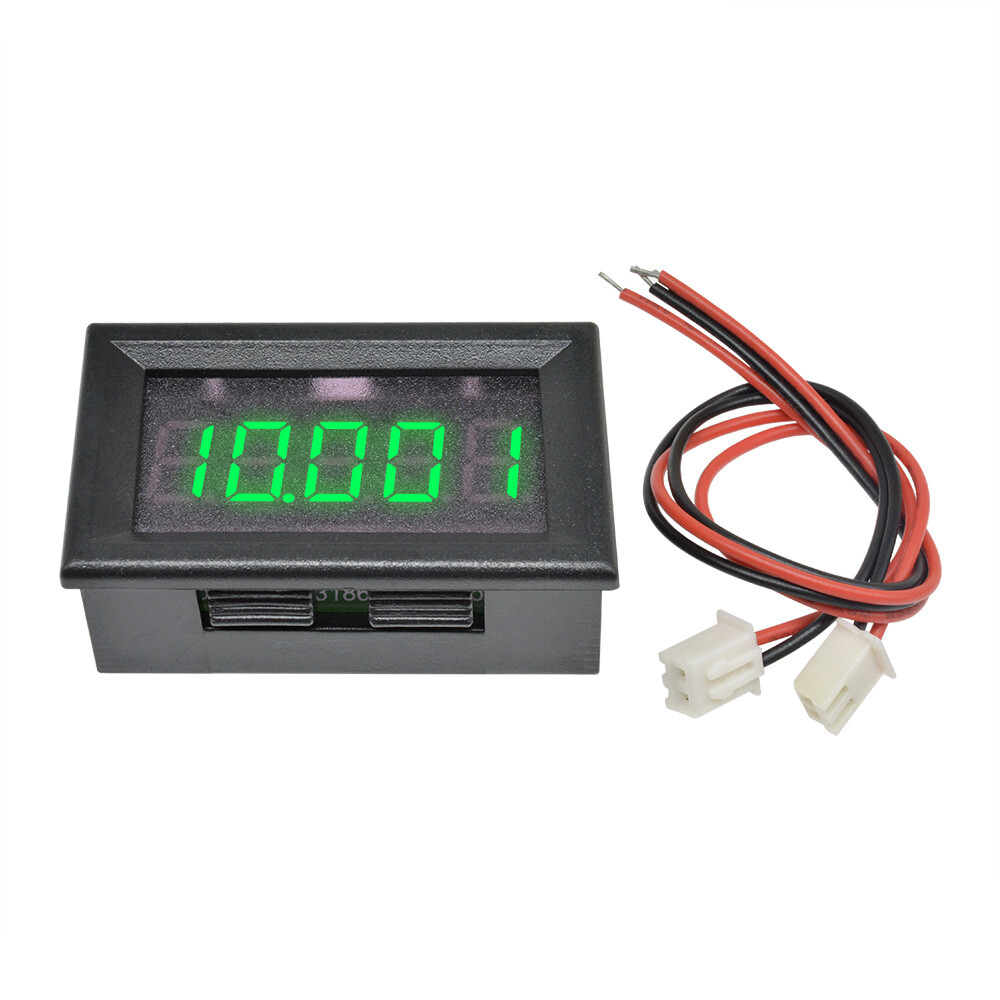 Green LED 5 Digit DC 0-4.3000-33.000V Digital Voltmeter Voltage Meter Car Panel