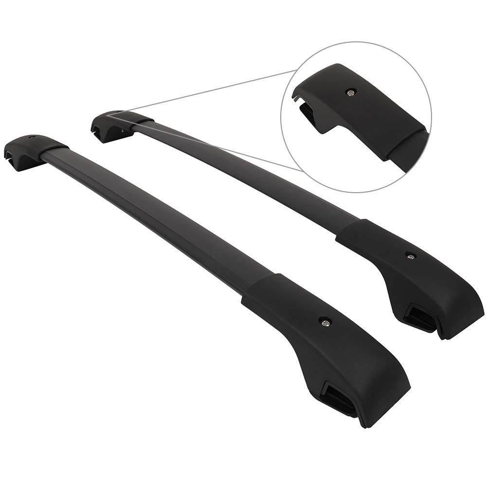Roof Rack Cross Bars Fits 2007-2017 for Jeep Patriot 165LBS Weight Capacity
