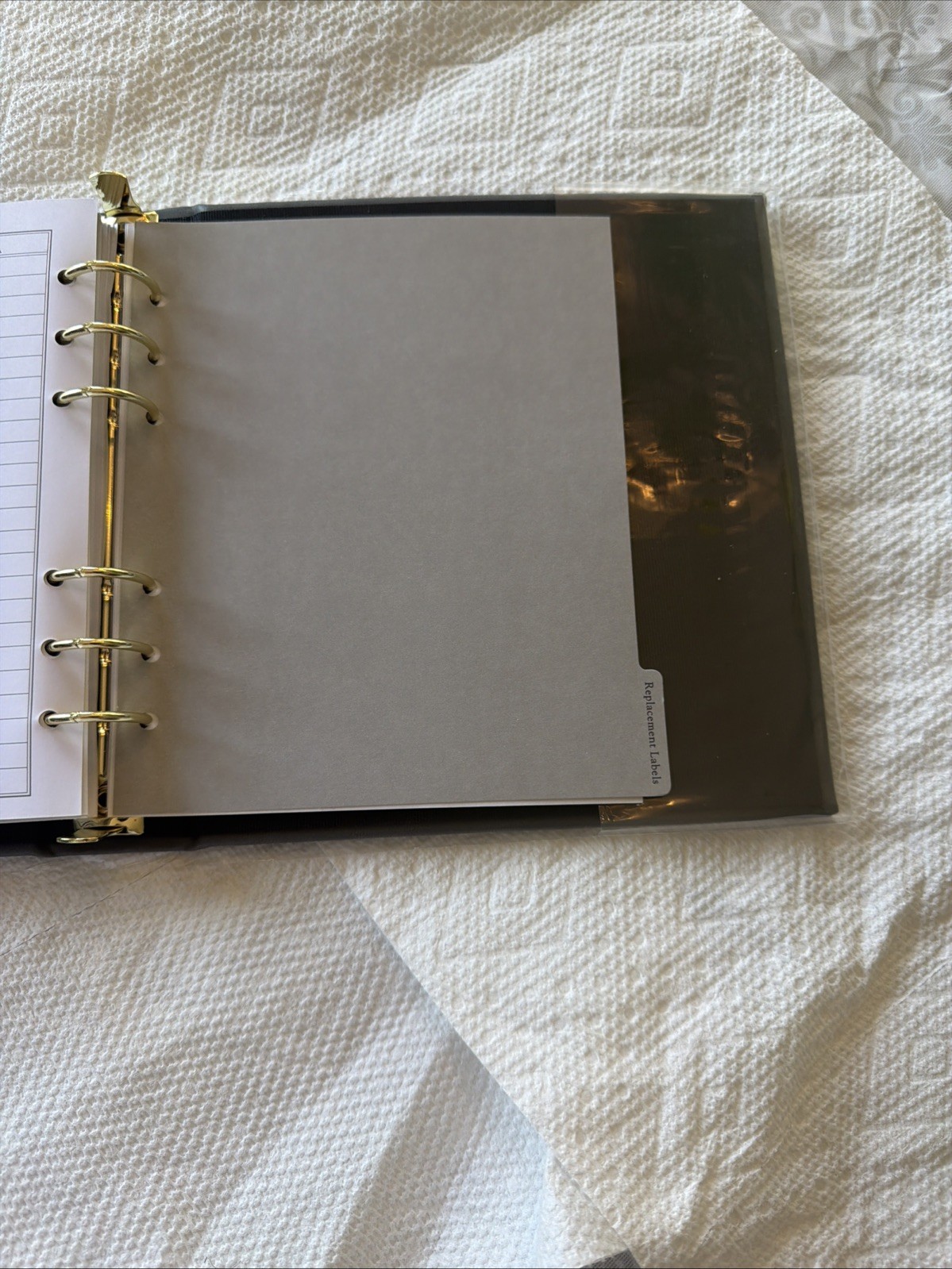 Hallmark Classic Address Book Faux Leather Ringbound Free Shipping