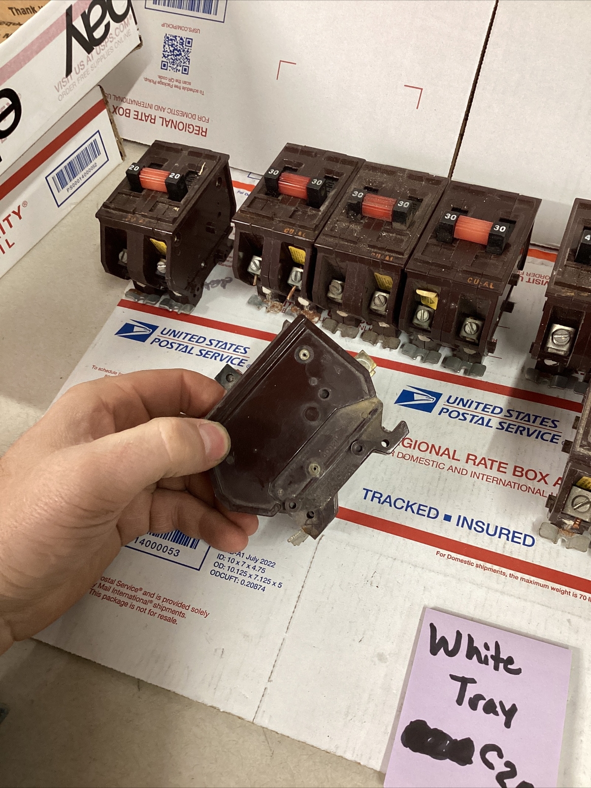 WADSWORTH 2P TYPE A 20A 30A 40A 50A 2 POLE CIRCUIT BREAKER METAL FEET ED4U 2110