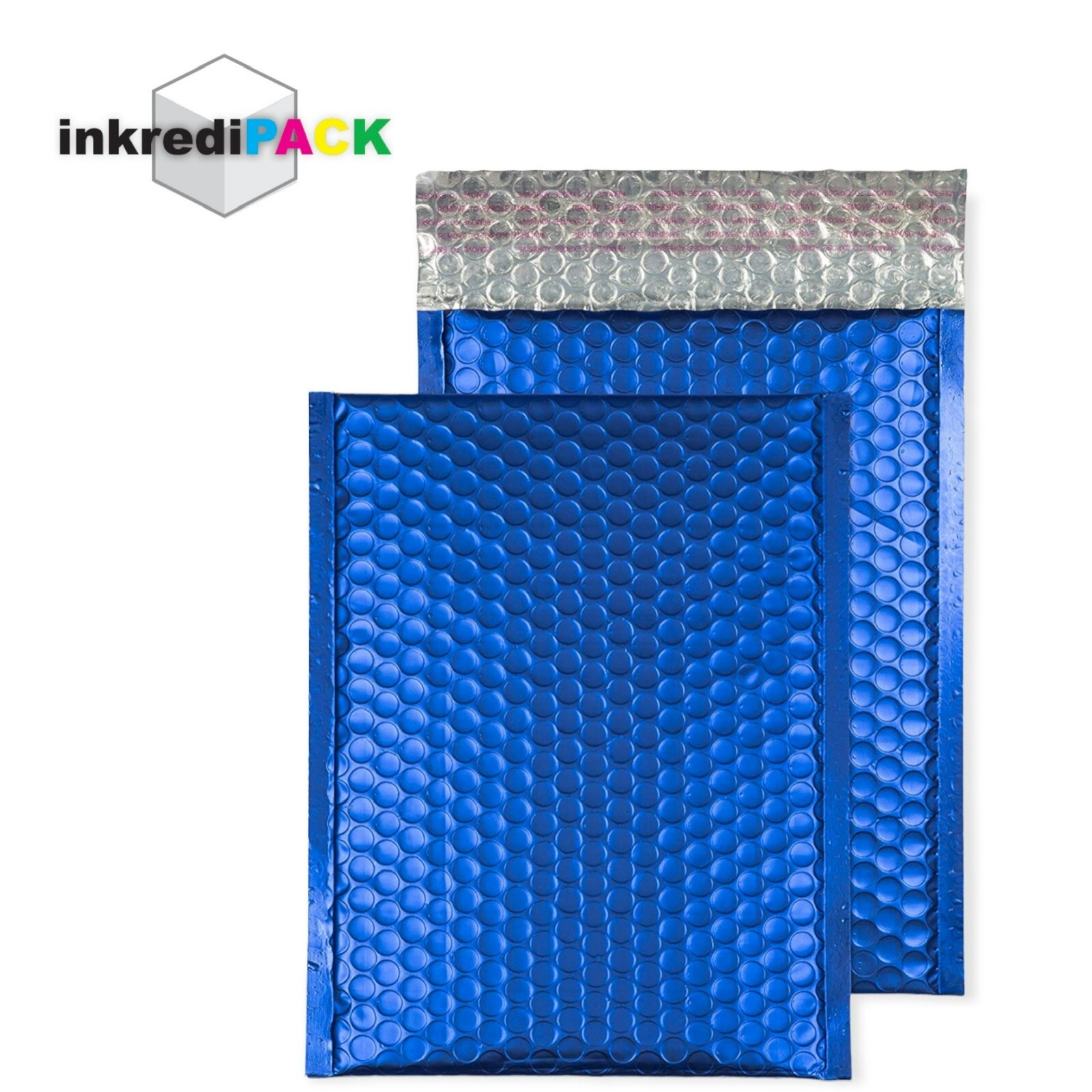 InkrediPack™ 6X10 #0 – 180 Pack – Metallic Bubble Mailers (Usable Size: 6X9)