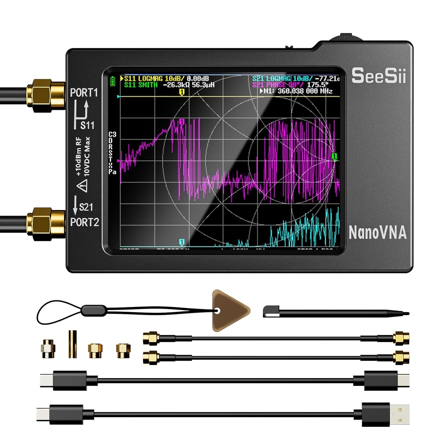 Advanced Antenna Analyzer for Engineers – 9KHz-1.5GHz with Abundant Accessories