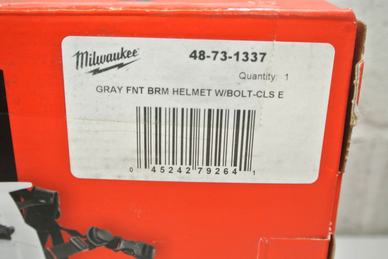 For Milwaukee 48-73-1337 Gray BOLT Front Brim Helmet – Type 2, Class E