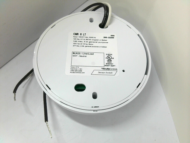 SENSOR SWITCH CMR 6 LT CEILING MOUNT SENSOR HIGH BAY 360° LENS, LOW TEMP./HIGH