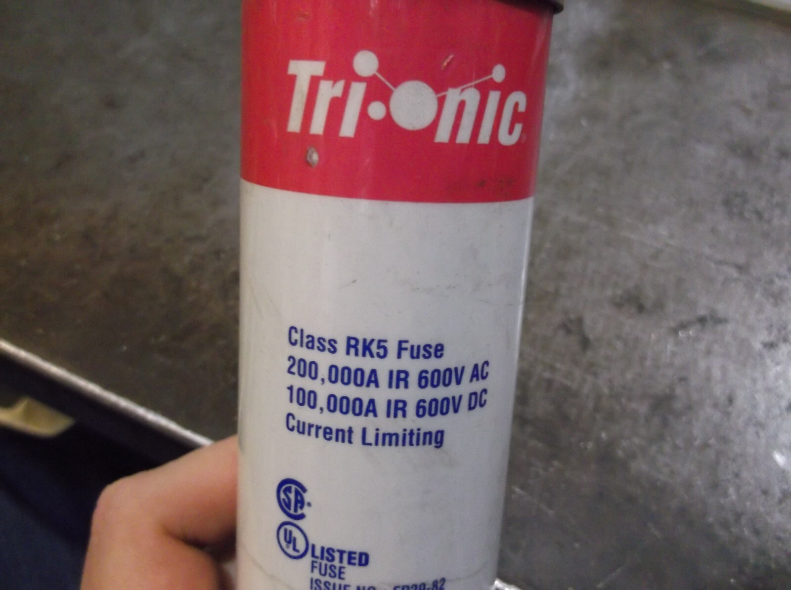 FERRAZ SHAWMUT TRS110R TRI-ONIC SMART SPOT FUSE 110A 600 VAC (161-4)