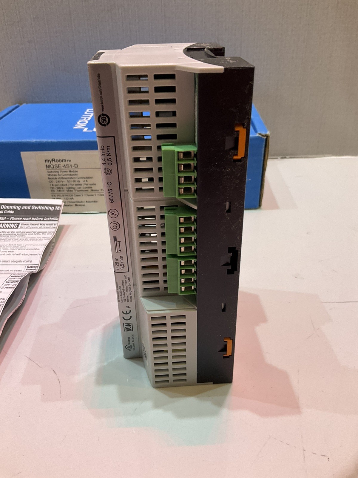 Lutron MQSE-4S1-D 120-240 V -56-60 HZ 4A Switching Power Module