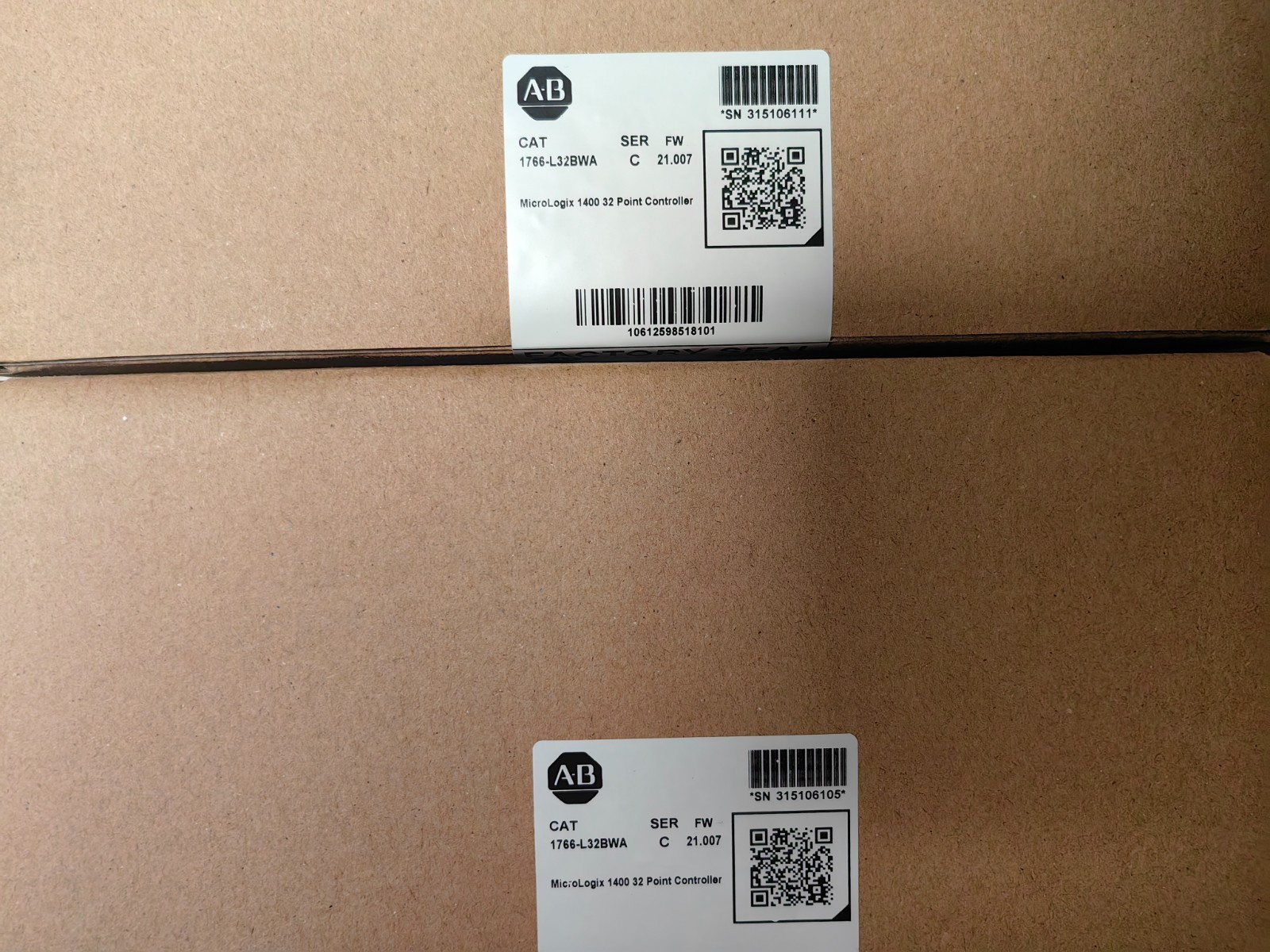 2025 New Allen-Bradley 1766-L32BWA Ser C MicroLogix 1400 32 Point Controller