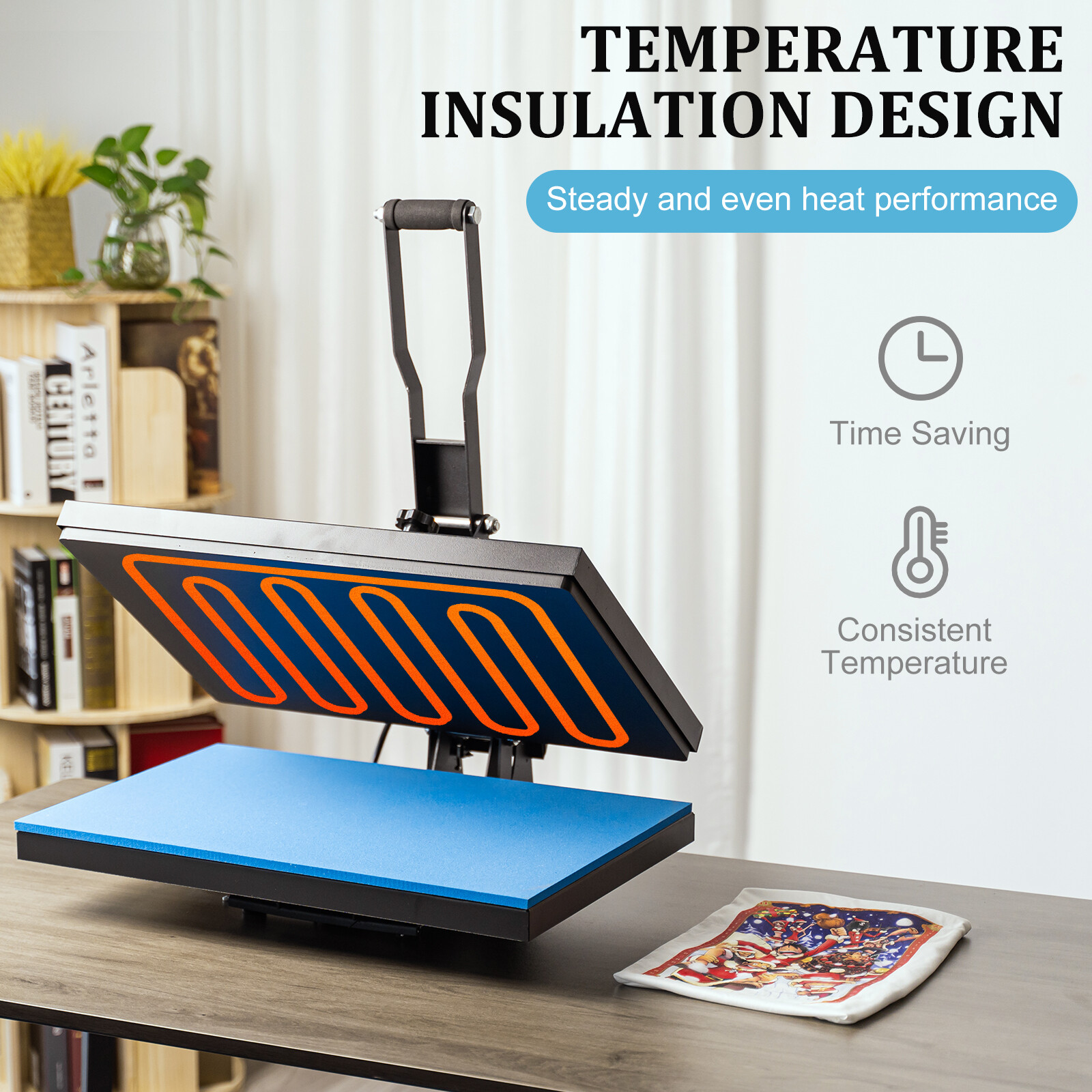 16″ x 24″ Digital Clamshell T-shirt Heat Press Machine Sublimation Transfer DIY