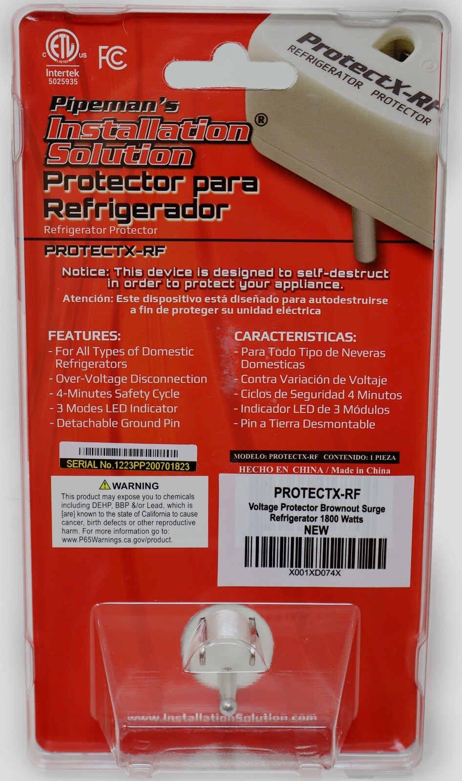 NEW AC Voltage Protector Brownout Surge Refrigerator 1800 Watt Appliance 2 Pack