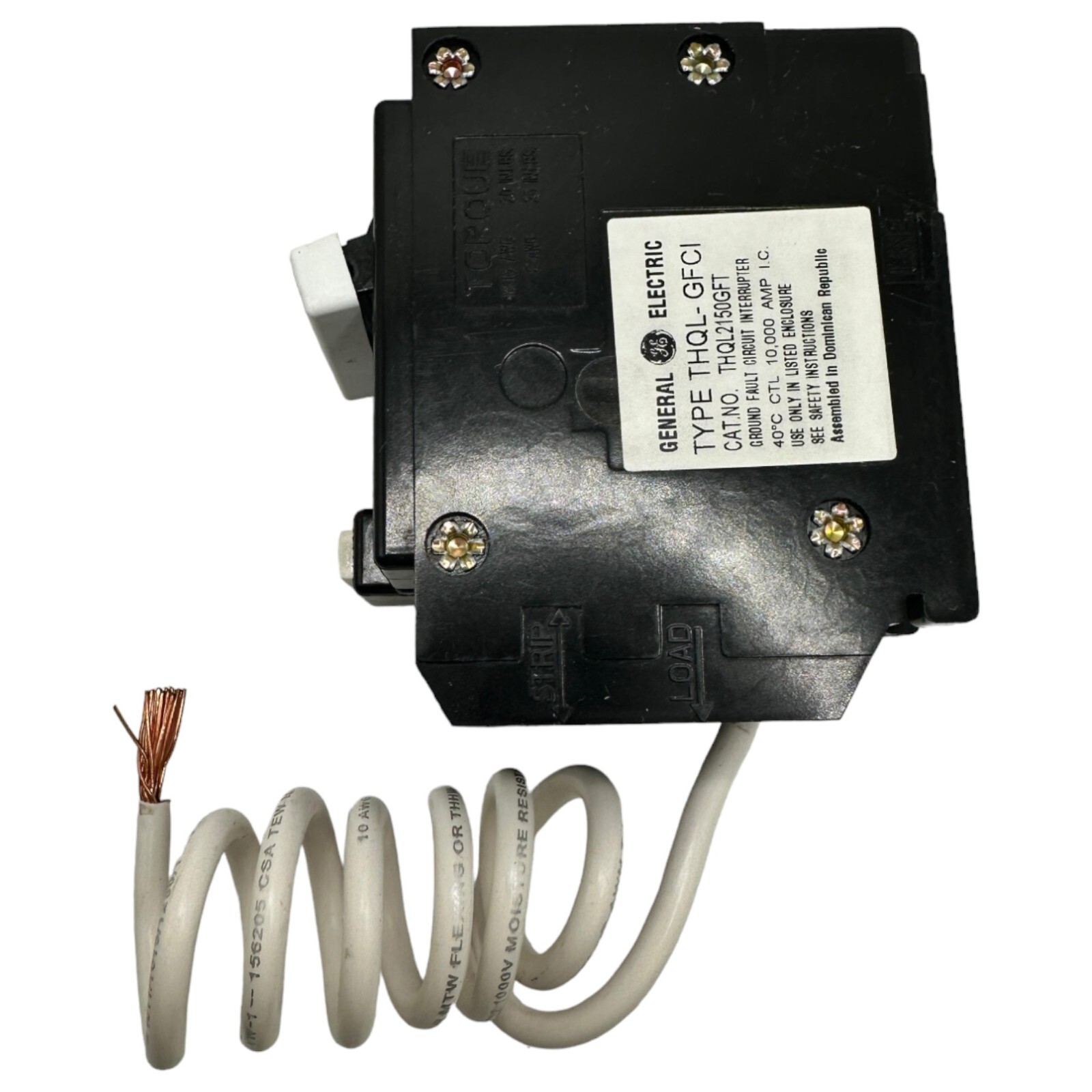 GE THQL 2150GFT / GFCI 50 AMP DOUBLE POLE 240 VOLT GFCI CIRCUIT BREAKER
