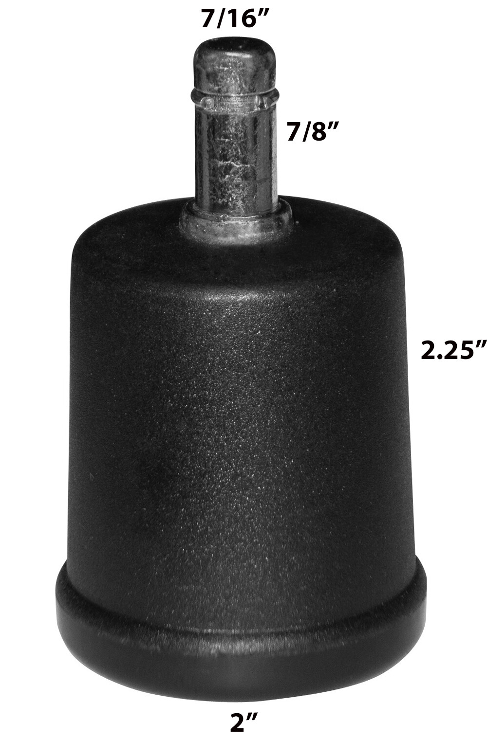 5 OFFICE CHAIR STATIONARY BELL GLIDES INSTEAD OF CASTERS #GLD-1