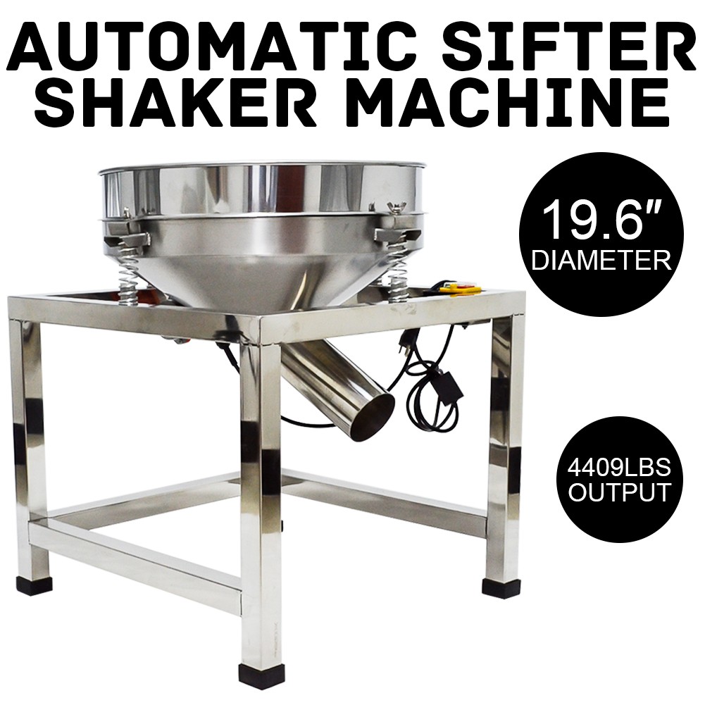 Large Automatic Sieve Shaker Sifter Machine Industrial Powder Sifter 80 Mesh