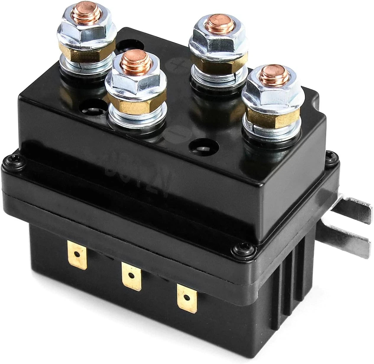 Solenoid Relay, 12V 500A Winch Relay Solenoid Replacement Contactor for 8000-150