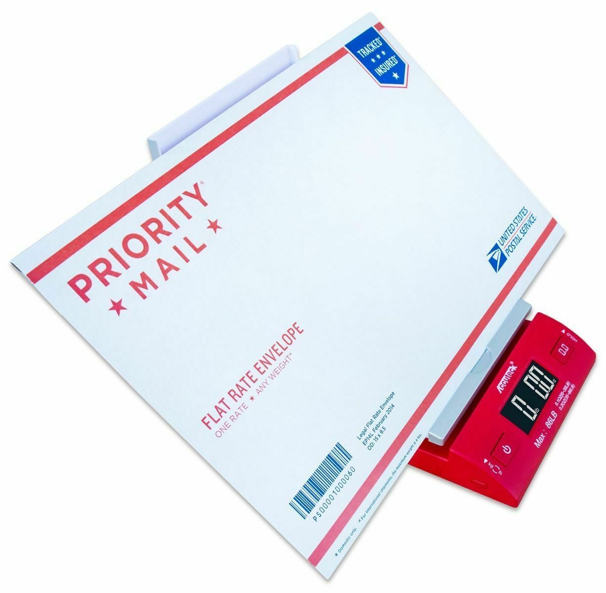 Accuteck DreamRed 86 Lbs Digital Postal Shipping Scale