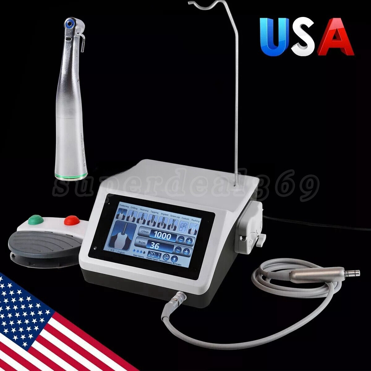Dental Implant System Surgical Brushless Motor NSK Style &/ 20:1 Handpiece DL