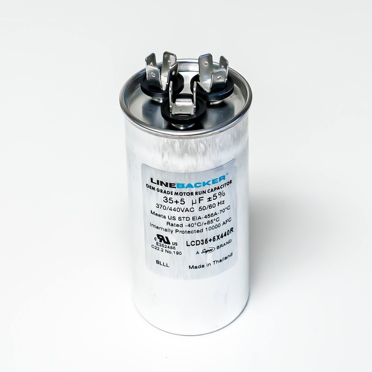 35/5 uF 35+5 MFD 370V/440V Dual Run Start Round AC Capacitor for HVAC