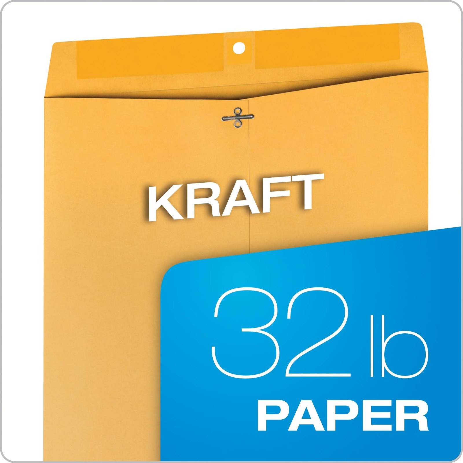 Quality Park 12 x 15-1/2 Clasp Envelopes, and Gummed 12 x 15.5, Kraft