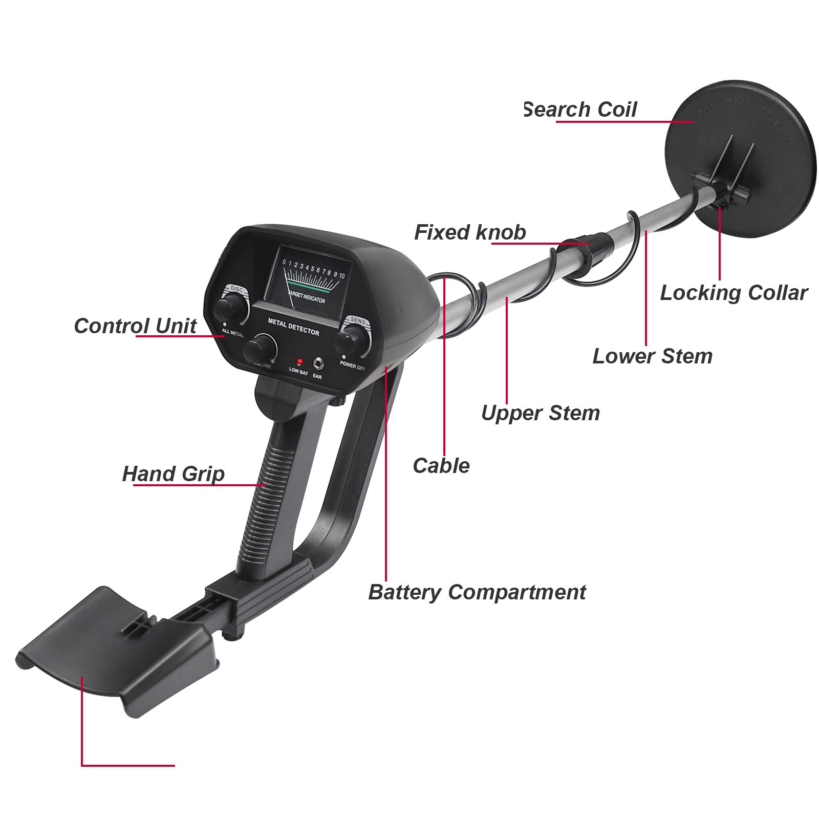 Metal Detectors Waterproof Gold Digger Deep Sensitive Hunter Coil Searcher