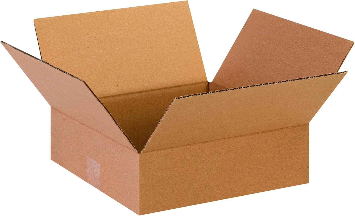 13 X 13 X 4 Corrugated Cardboard Boxes, Flat 13″L X 13″W X 4″H, Pack of 25 | Shi
