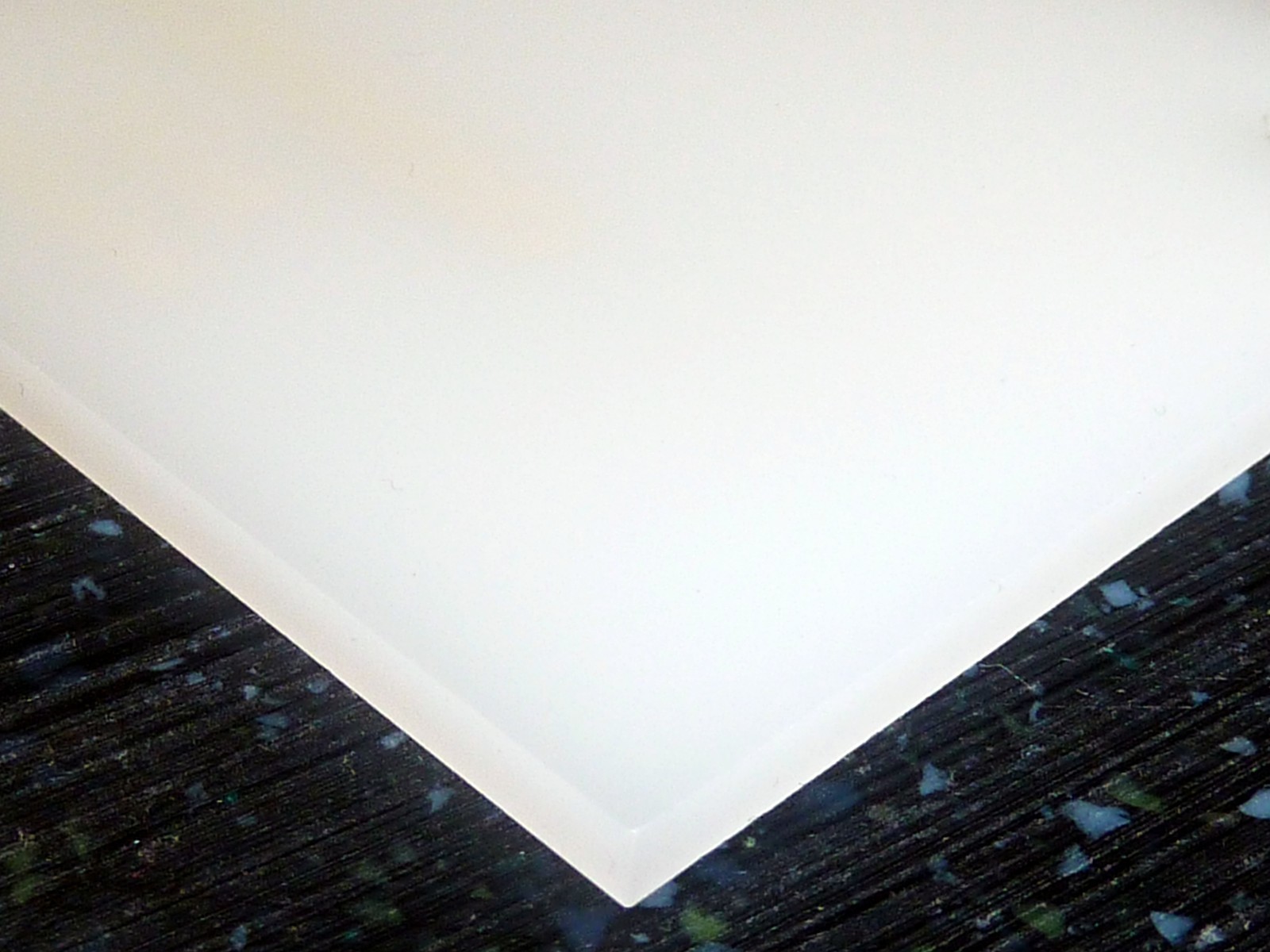 1/8″ (3mm) Transparent Milky White Acrylic Plexiglas Sheet 12×12″ Plastic AZM
