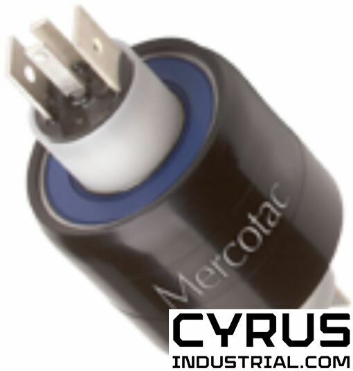 MERCOTAC 430 rotary electric connector, 4 conductors, 2@4amps, 2@30amps, 250VAC,