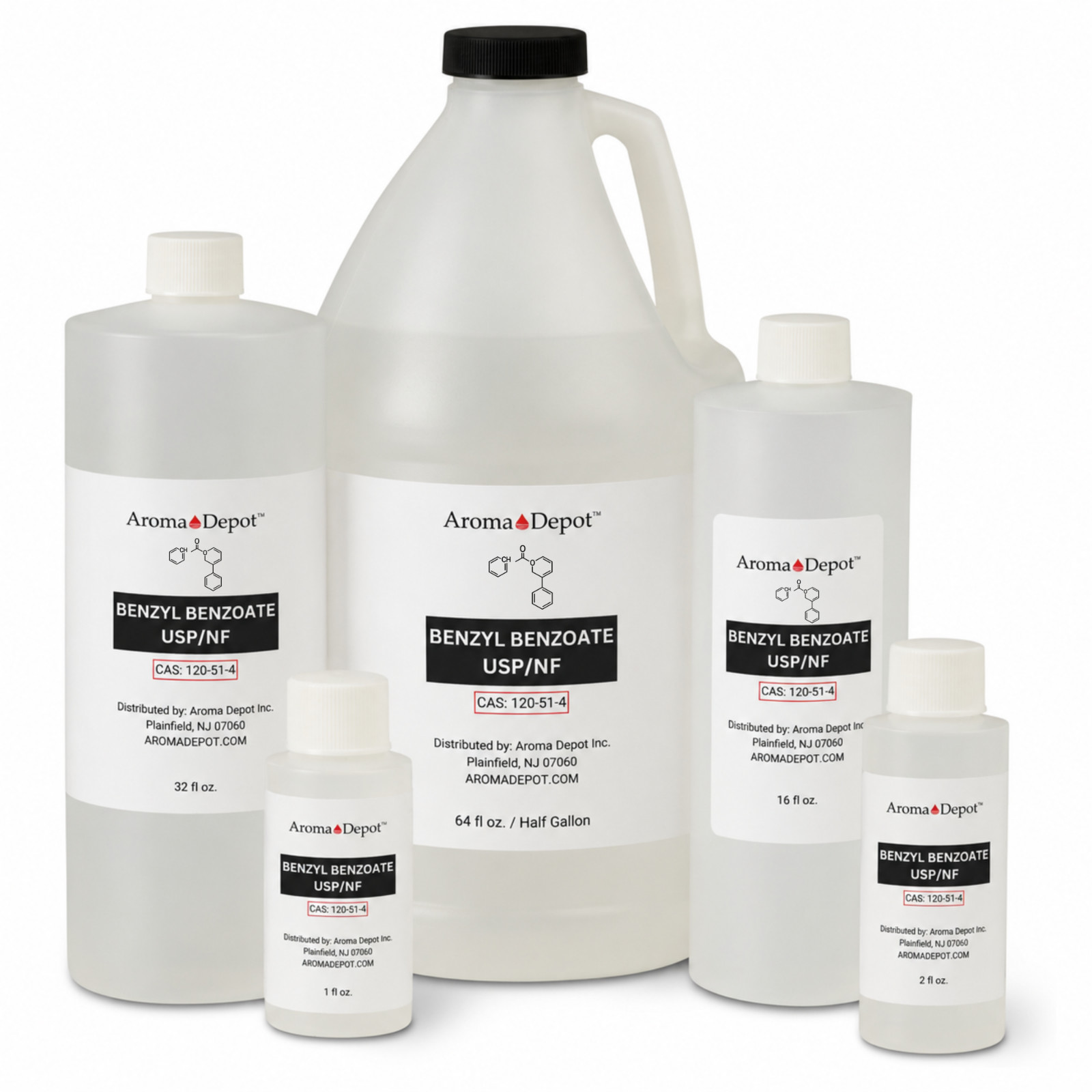 Benzyl Benzoate 4 oz. USP/NF Wholesale Cas: 120-51-4 Bulk for Aroma, Cosmetics