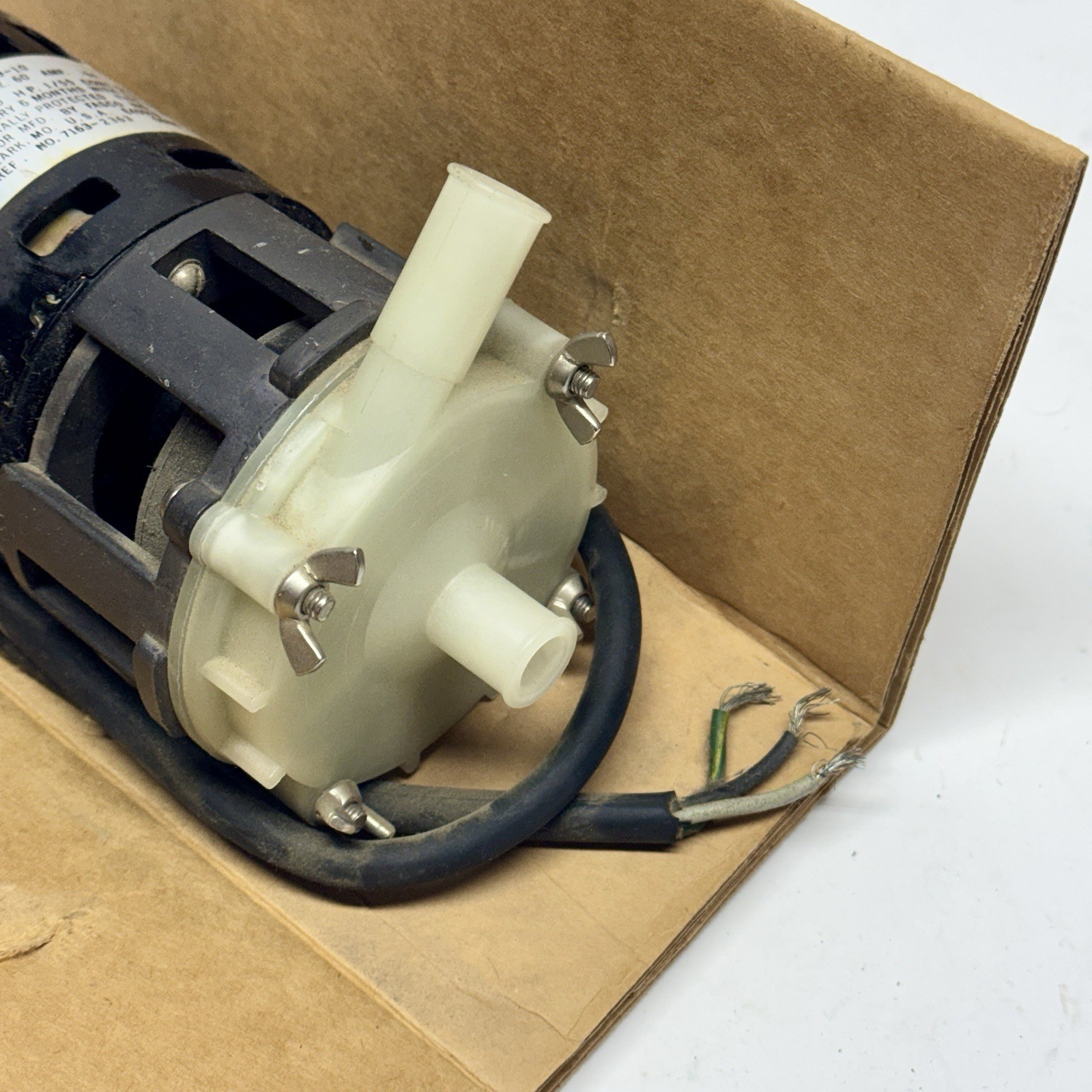 TEEL 1P676A CHEMICAL SOLUTION PUMP 1/30HP FAN COOLED MOTOR 115VOLTS