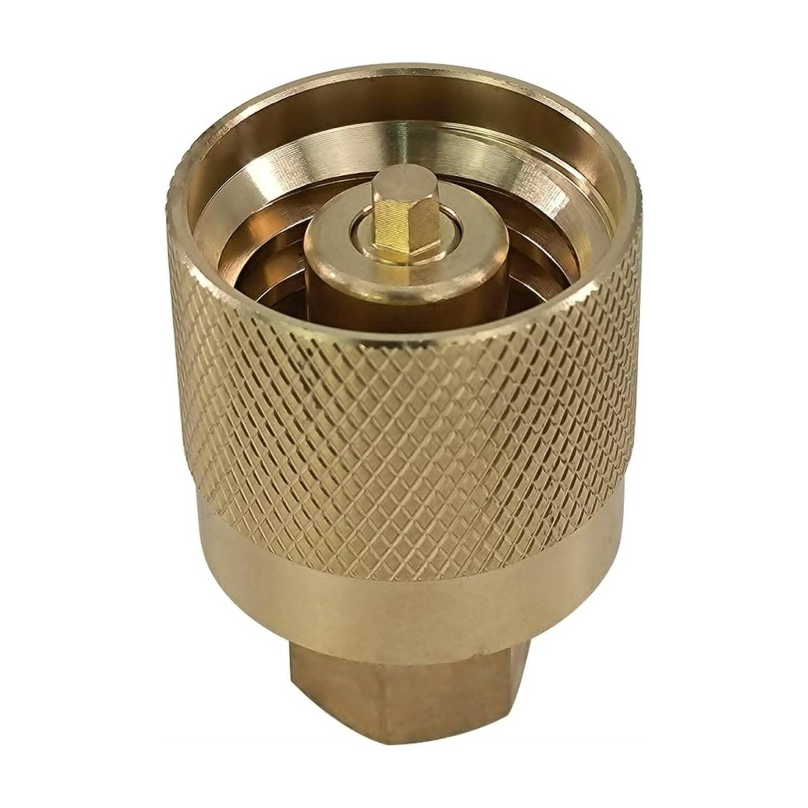 RE7141F Brass Forklift Connector Female Fitting Connection Propane Tank Adapter