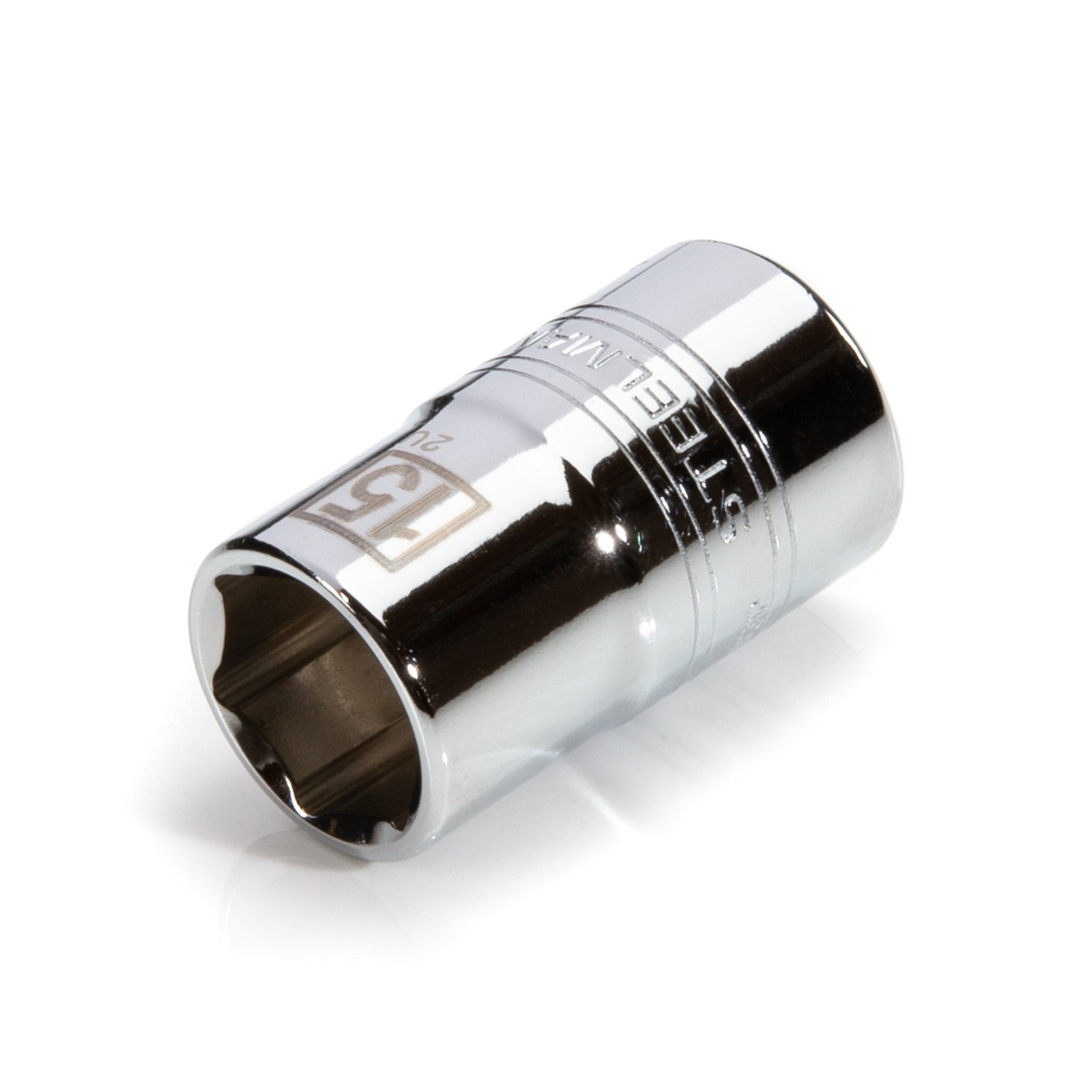 STEELMAN PRO 1/2-Inch Drive x 15mm Shallow 6-Point Metric Socket, 78312