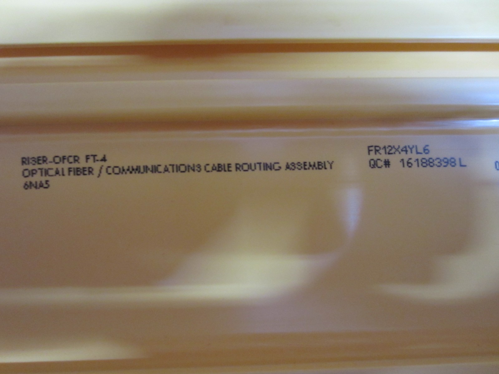 PANDUIT FR12X4YL6 12X4 | 6FT Optical Fiber Runner Channel NEW (12 in stock)