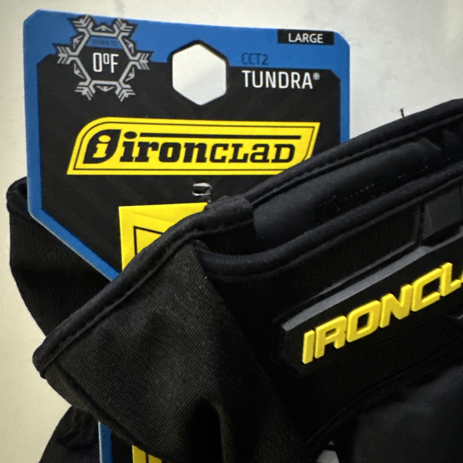 Ironclad Performance Wear Cold Protection Impact-Resistant Gloves CCT2-04-L