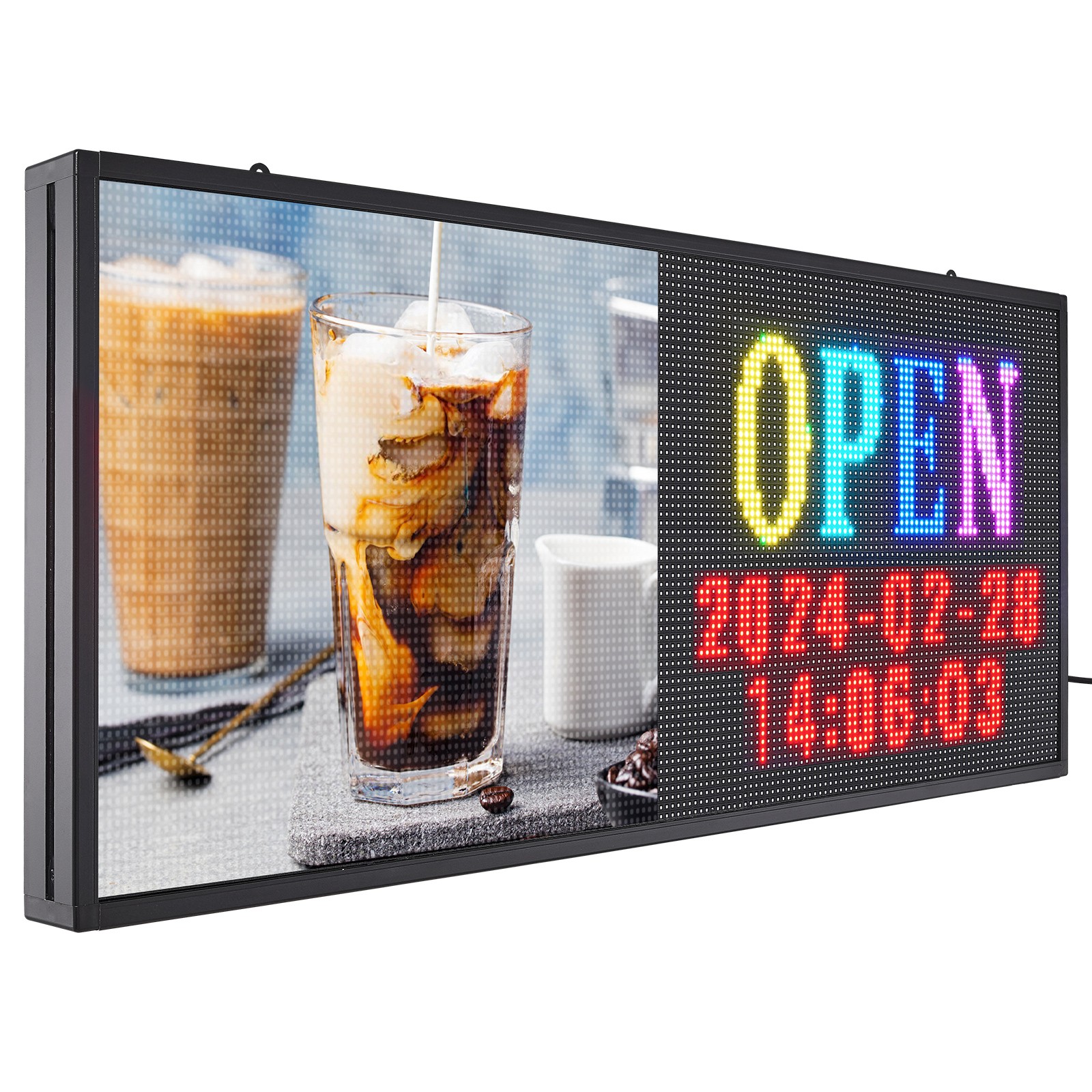 40×18 in Programmable LED Scrolling Sign Digital Display Board P6 Full-color