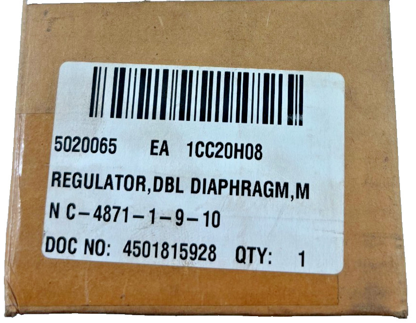 FAIRCHILD Z16063-10263 500PSIG 35.0 BAR 3500KPA REGULATOR, DBL, DIAPHRAGM
