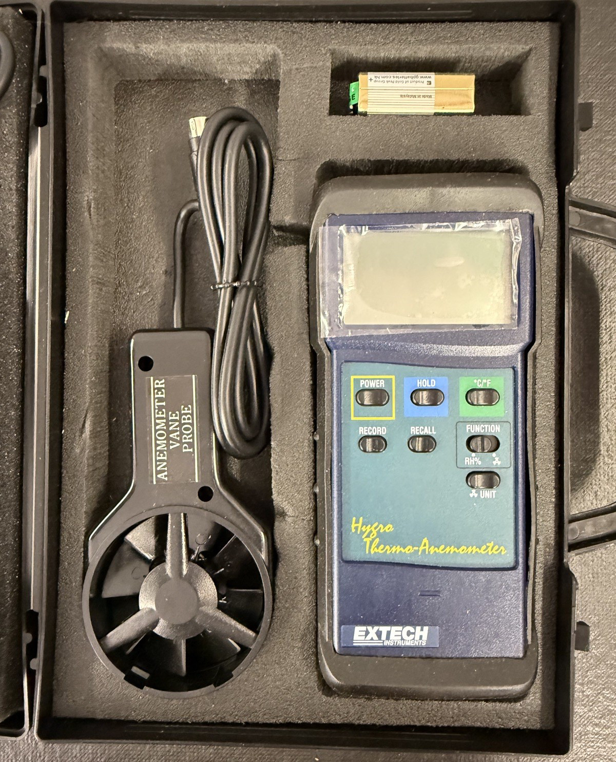 Extech 407412 Hygro Thermo-Anamometer