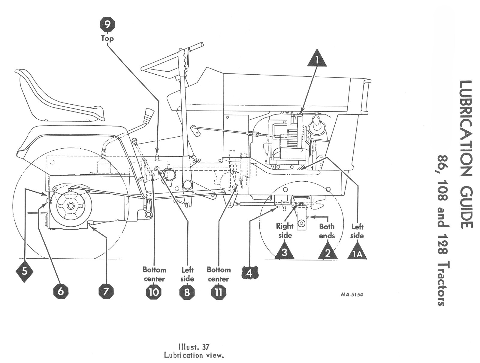 IH Cub Cadet 86 108 109 128 129 149 Owner’s Manual Lawn Tractor & Mower
