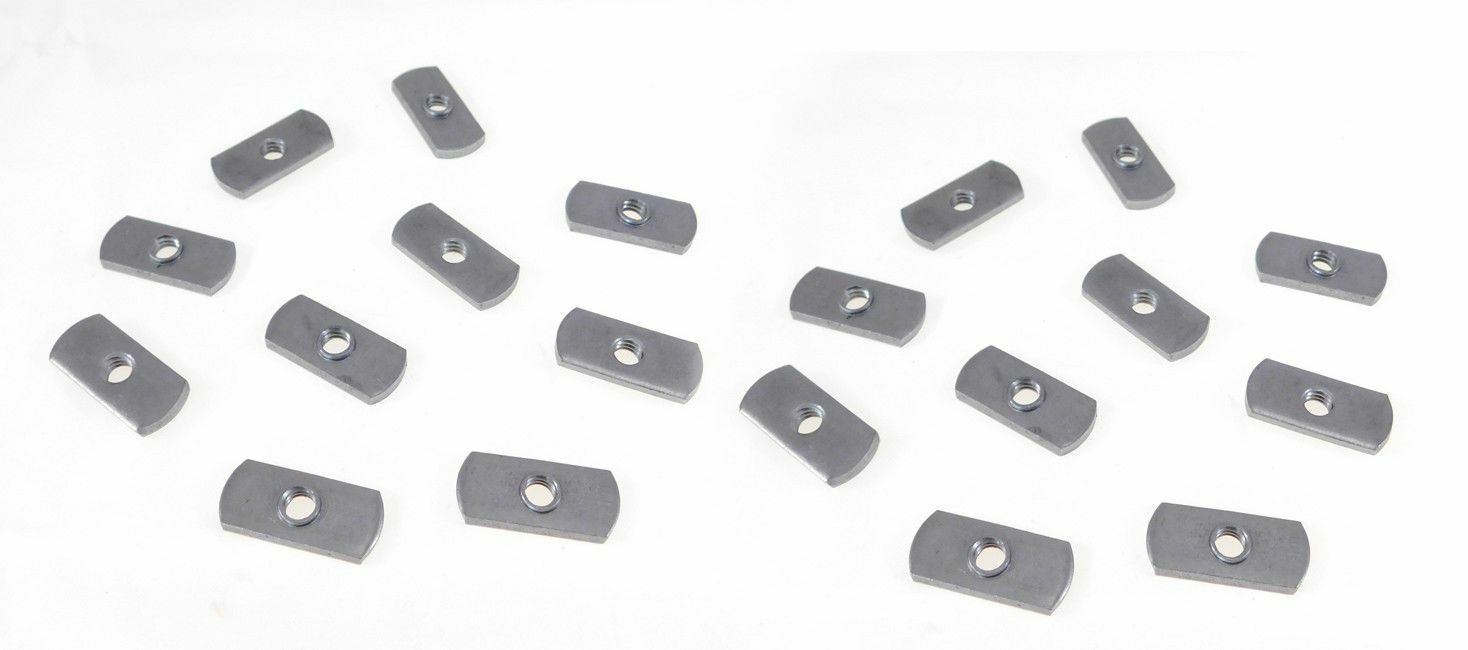 20 Pack M6 X 1.0-6H Spot Weld Nuts – Double Tab – NDM 06028