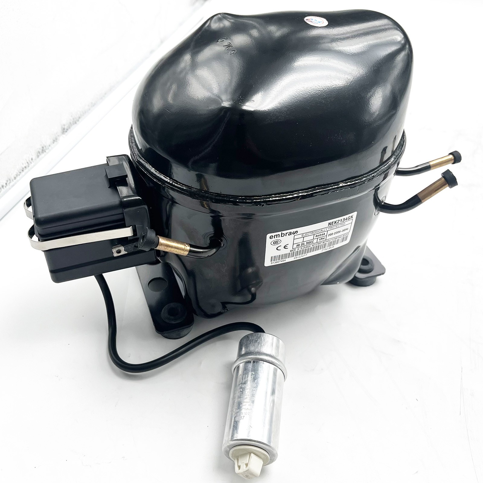 Compressor, R404A, 220V,50Hz, Nek2134Gk 07000771 for Embraco