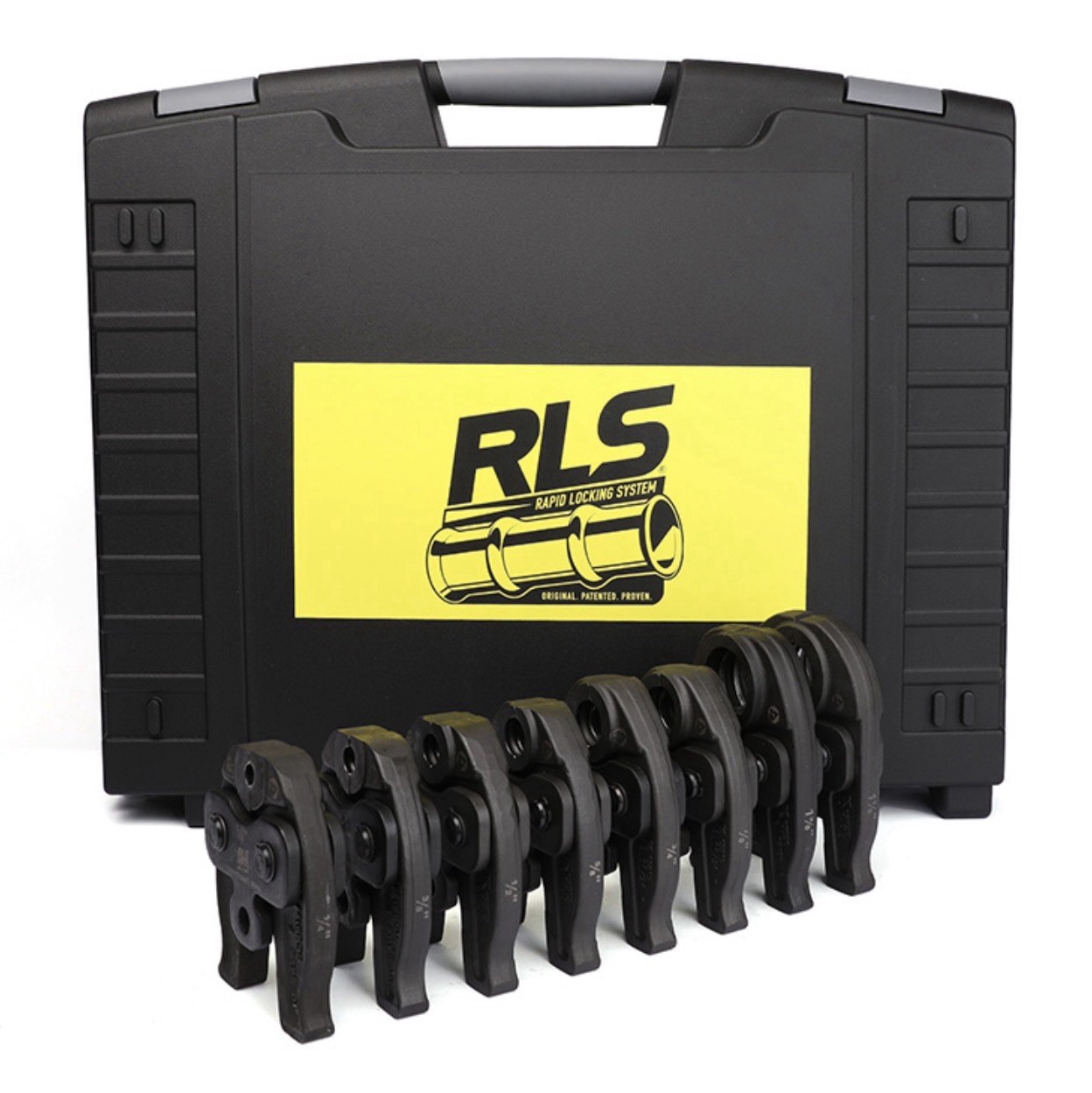RLS 19KN 8-JAW SET – Sizes 1/4″, 3/8″, 1/2″, 5/8″, 3/4″, 7/8, 1-1/8″, and 1-3/8″